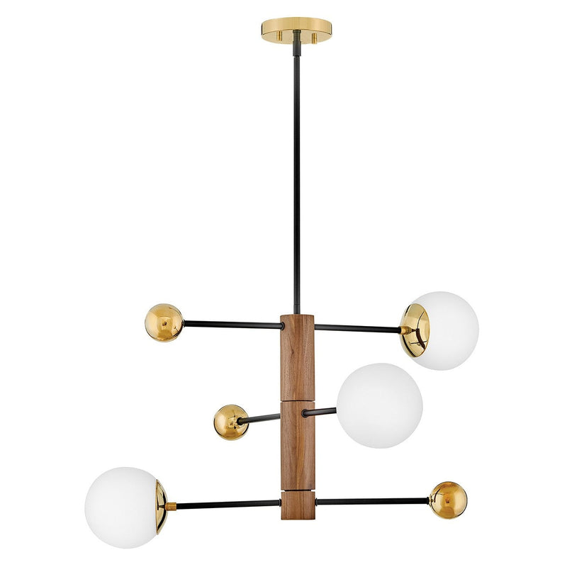 Lark - 83573BBR - LED Chandelier - Auggie - Bright Brass
