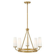 Lark - 83625GO - LED Chandelier - Selma - Gold