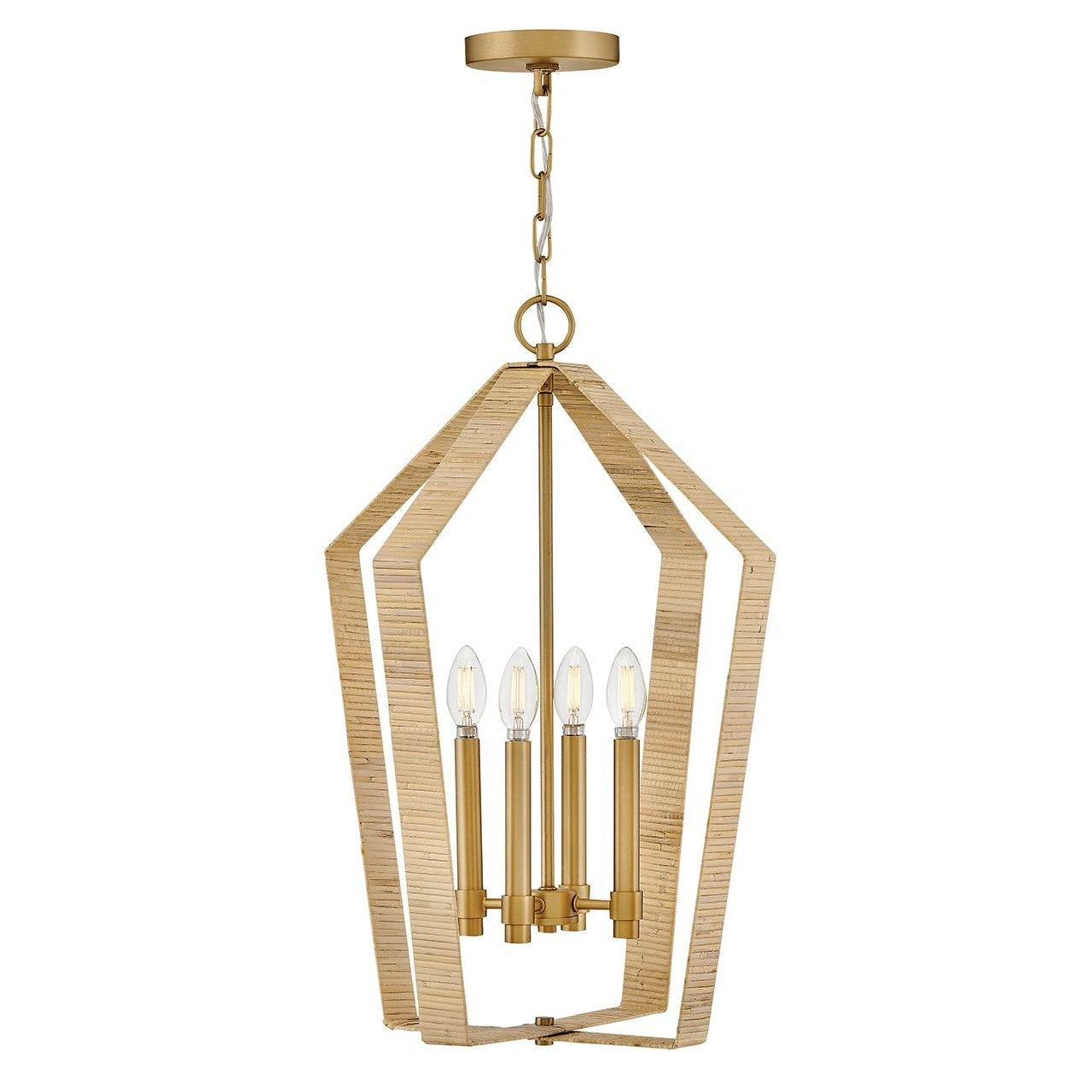 Lark - 83644LCB - LED Pendant - Sammi - Lacquered Brass