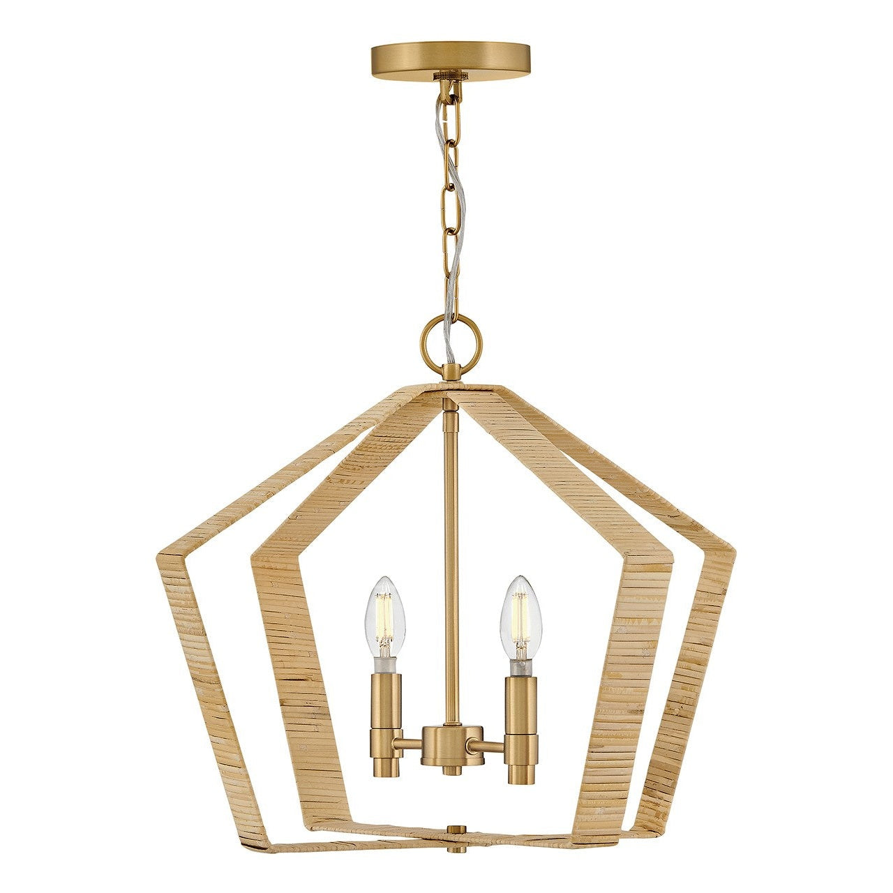 Lark - 83647LCB - LED Pendant - Sammi - Lacquered Brass