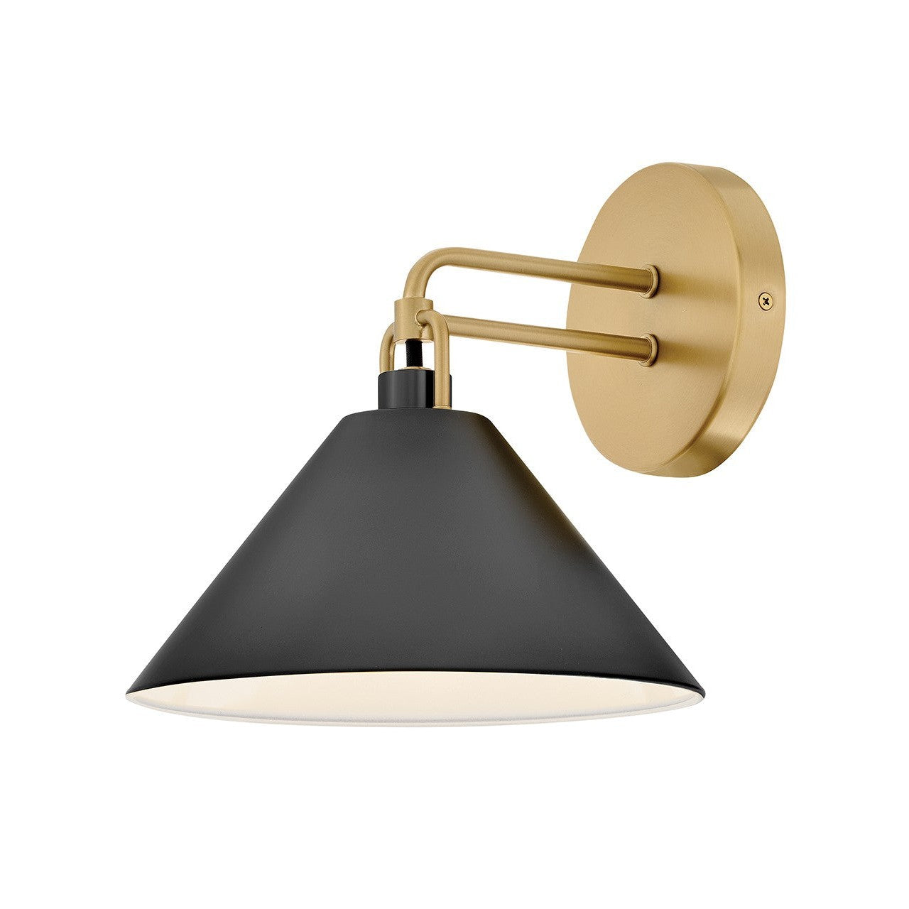 Lark - 84430LCB-BK - LED Wall Sconce - Milo - Lacquered Brass