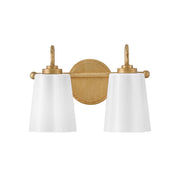 Lark - 85412DA - LED Vanity - Honey - Distressed Brass