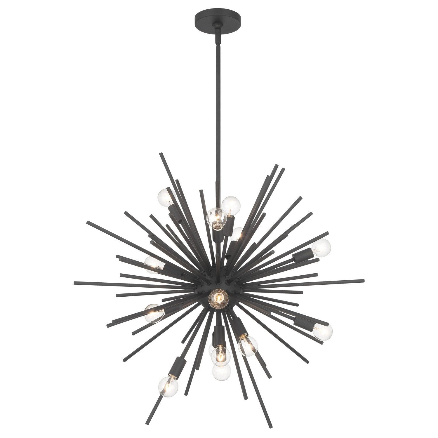 Minka-Lavery - 1112-66 - 15 Light Pendant - Bessel - Coal