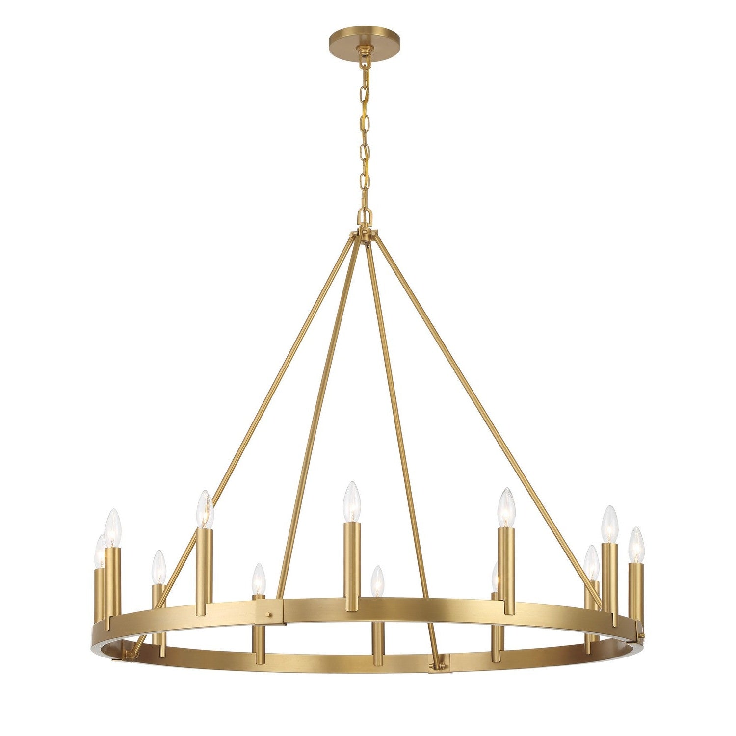 Minka-Lavery - 1716-894 - 12 Light Chandelier - Dutton - Signature Brass