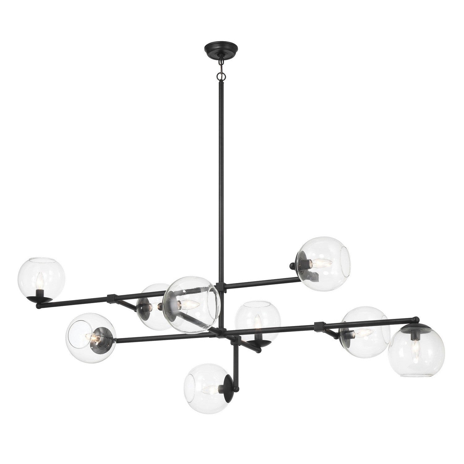 Minka-Lavery - 1895-66A - Nine Light Pendant - Millikan - Coal
