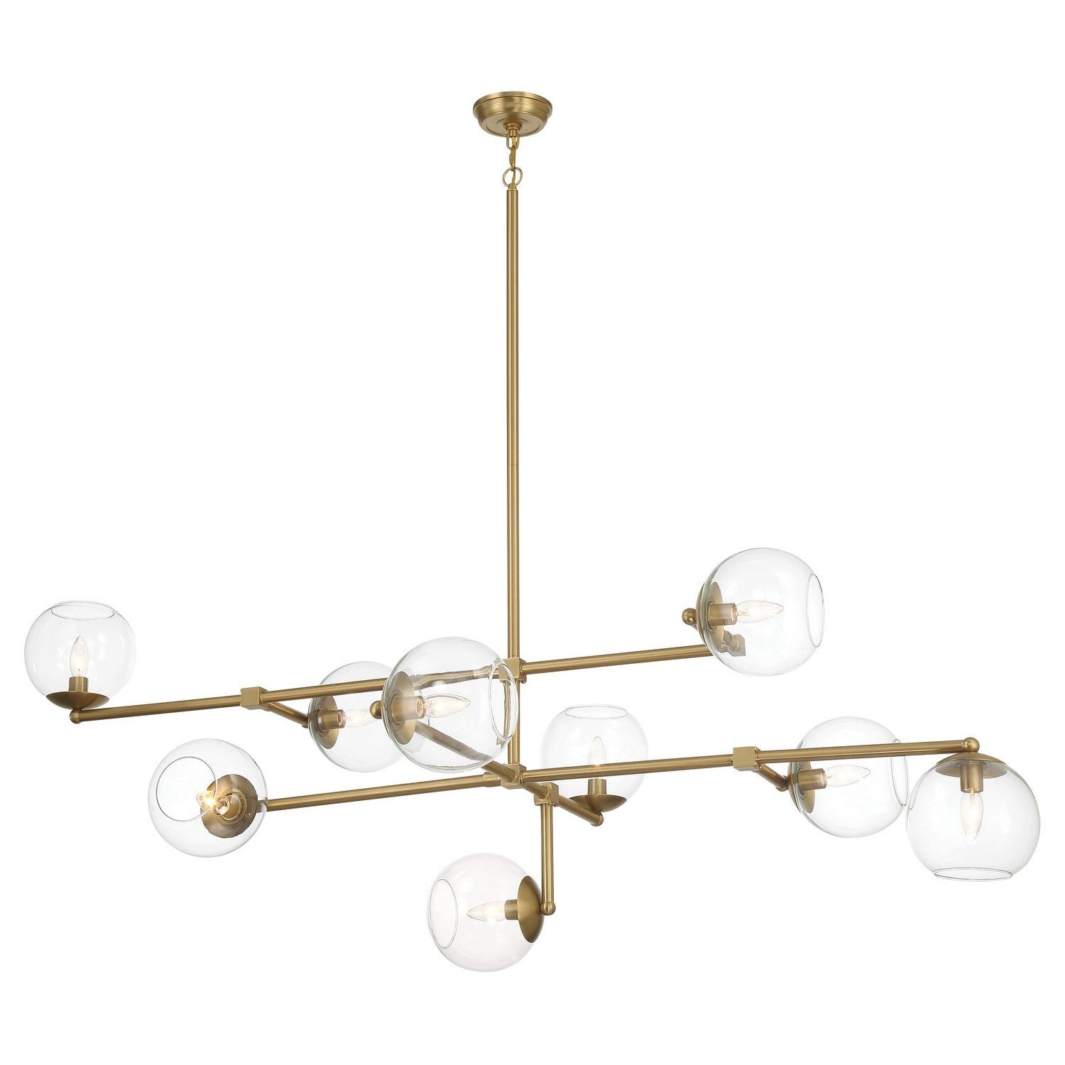Minka-Lavery - 1895-894 - Nine Light Pendant - Millikan - Signature Brass