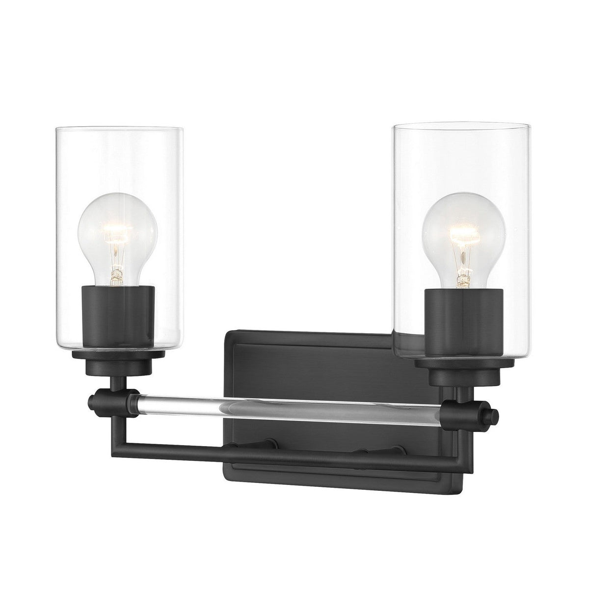 Minka-Lavery - 2642-66A - Two Light Bath Vanity - Binsly - Coal