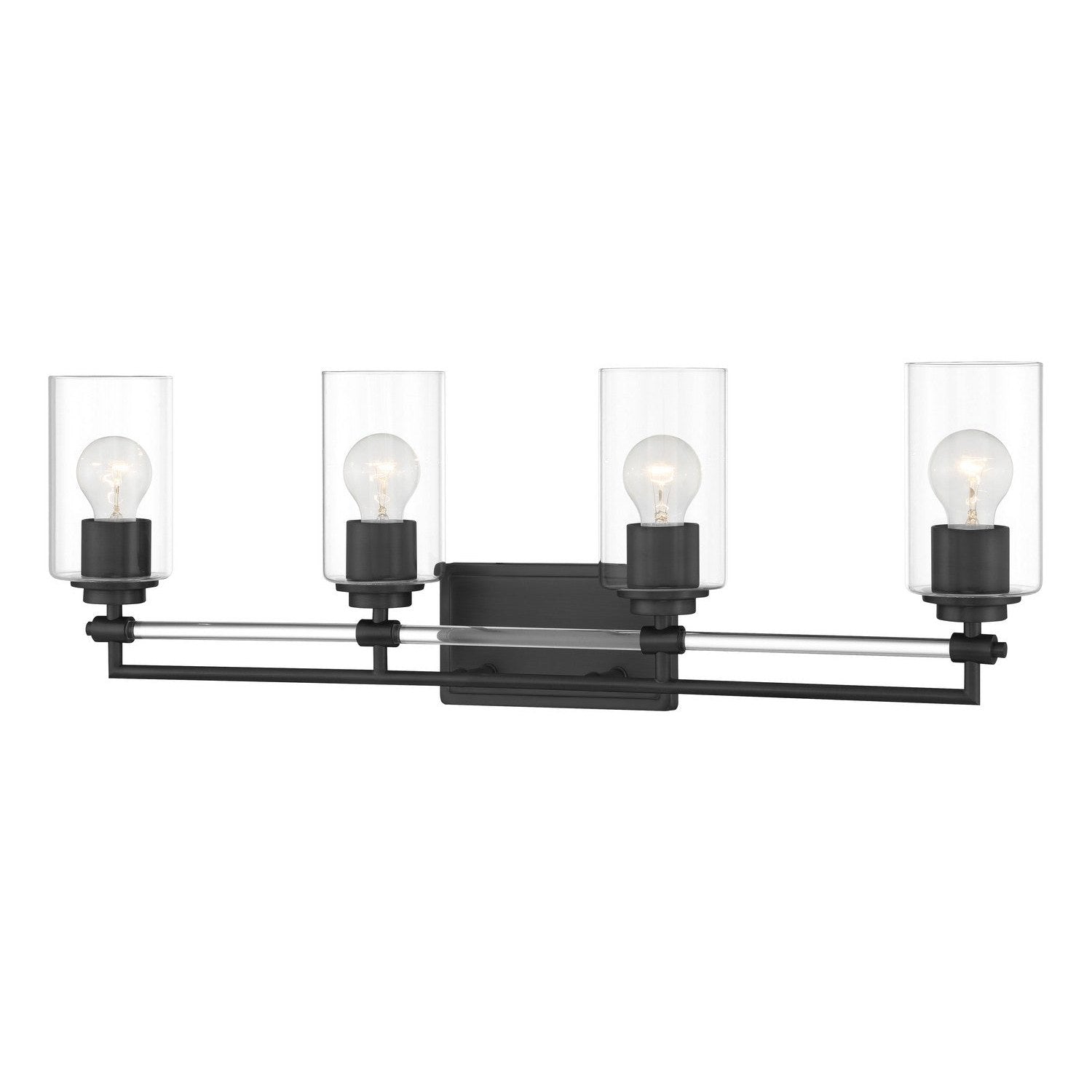 Minka-Lavery - 2644-66A - Four Light Bath Vanity - Binsly - Coal
