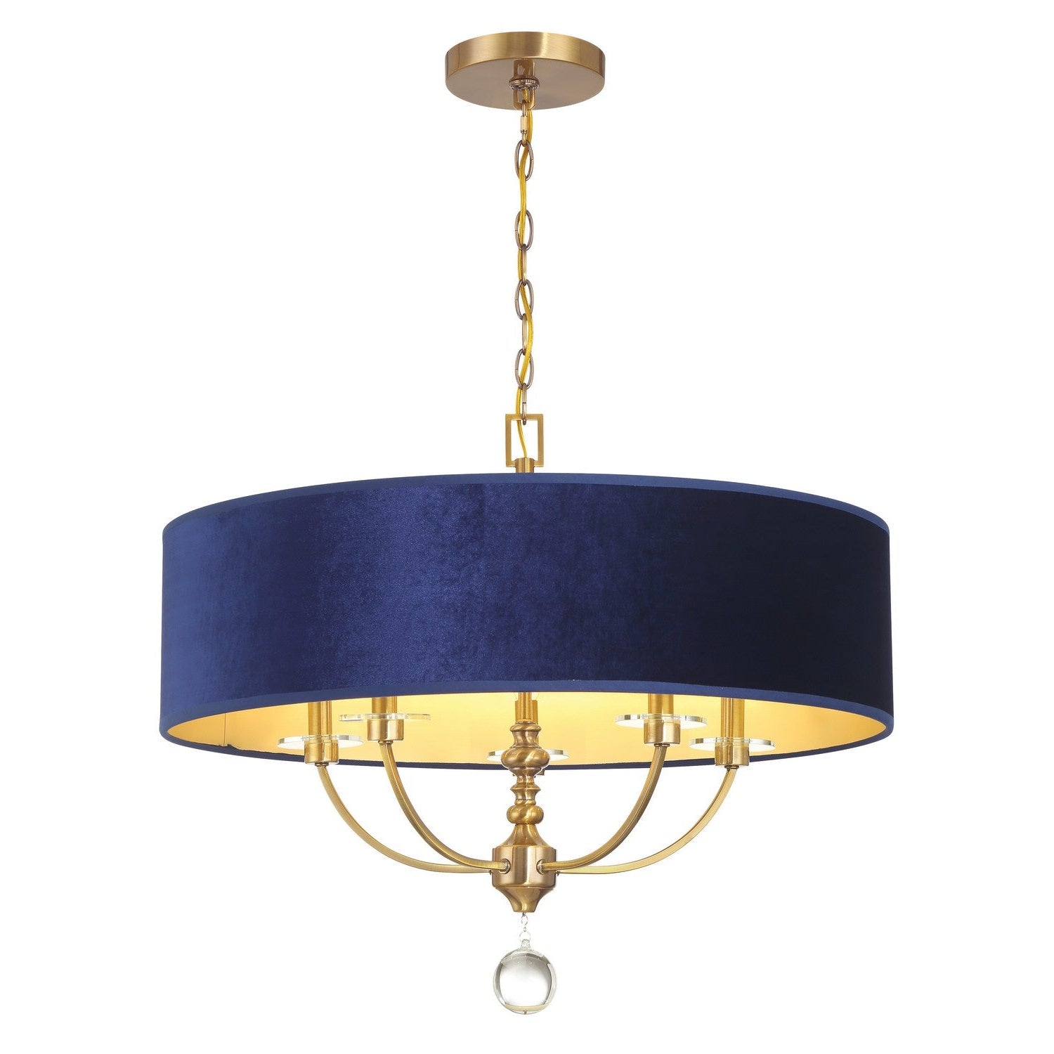 Minka-Lavery - 3485-923 - Five Light Pendant - Van Noord - Oxidized Aged Brass