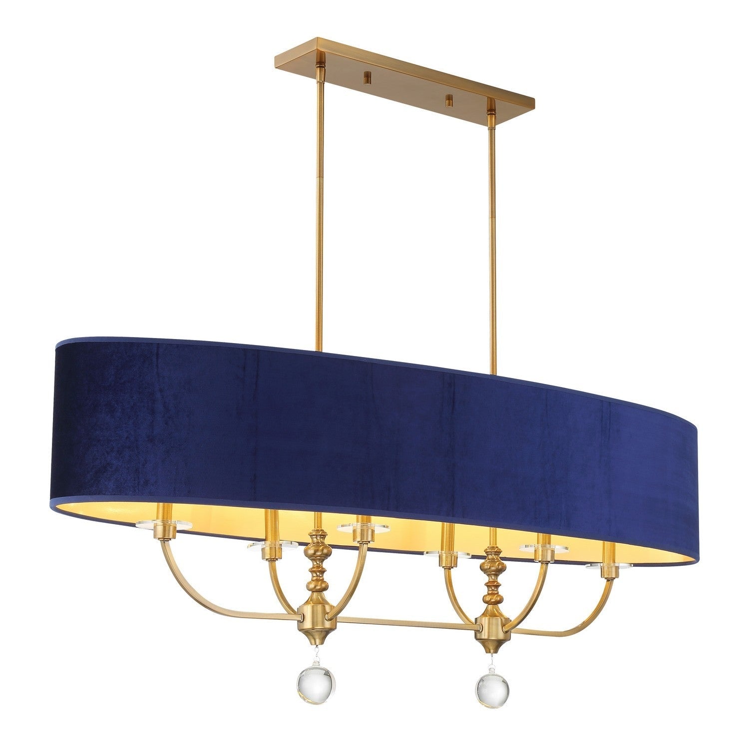 Minka-Lavery - 3486-923 - Six Light Island Chandelier - Van Noord - Oxidized Aged Brass