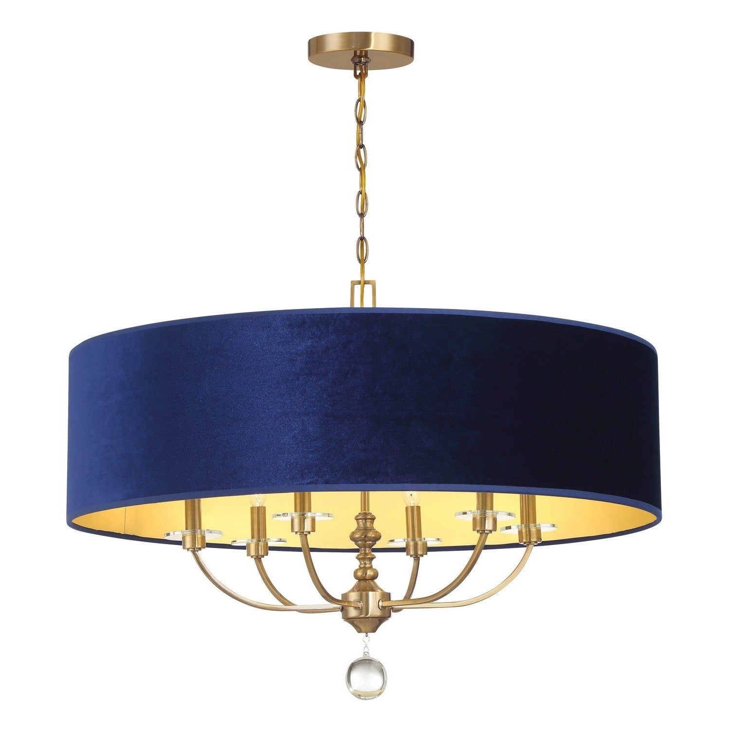 Minka-Lavery - 3487-923 - Six Light Pendant - Van Noord - Oxidized Aged Brass