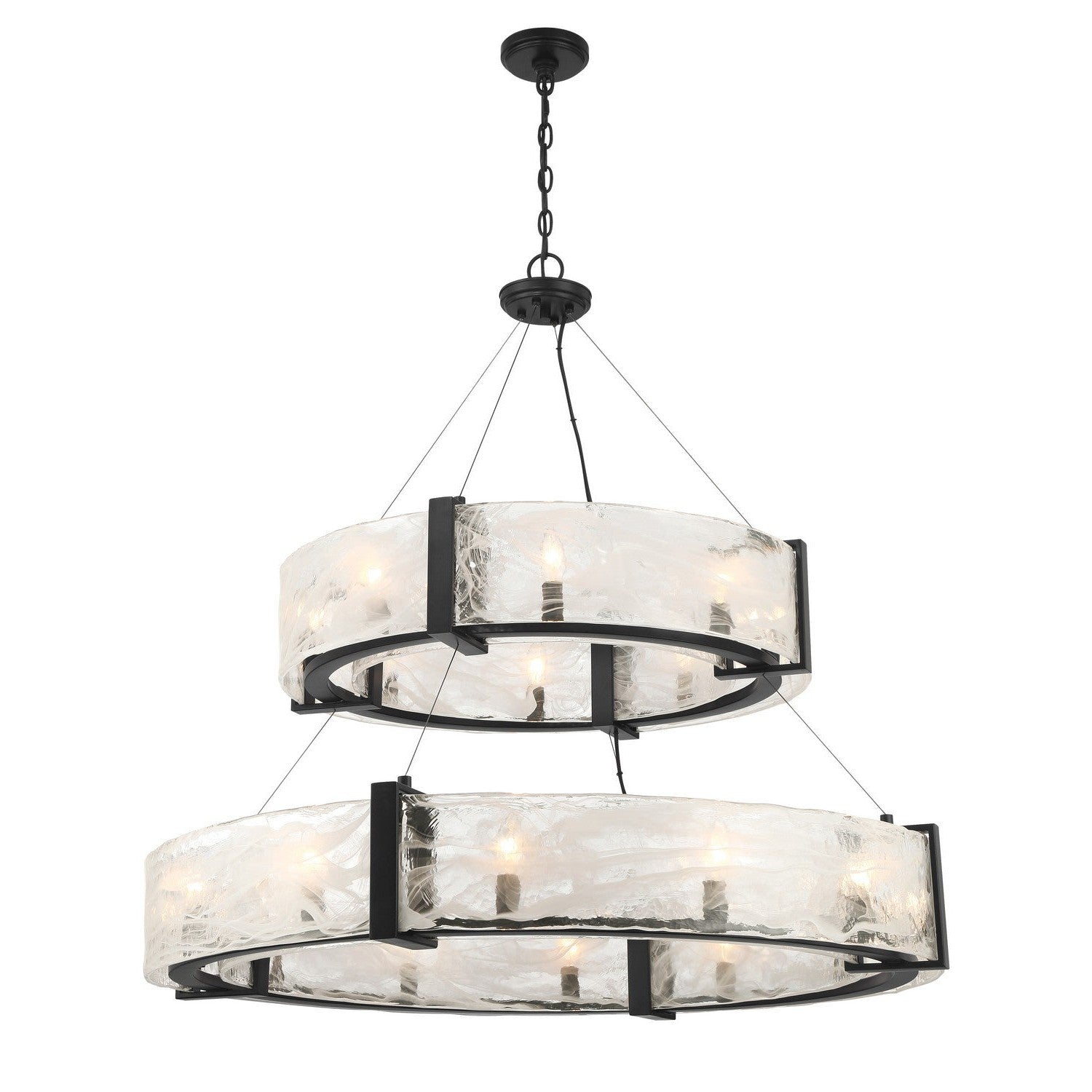 Minka-Lavery - 3610-66A - 20 Light Pendant - Cloud Break - Coal