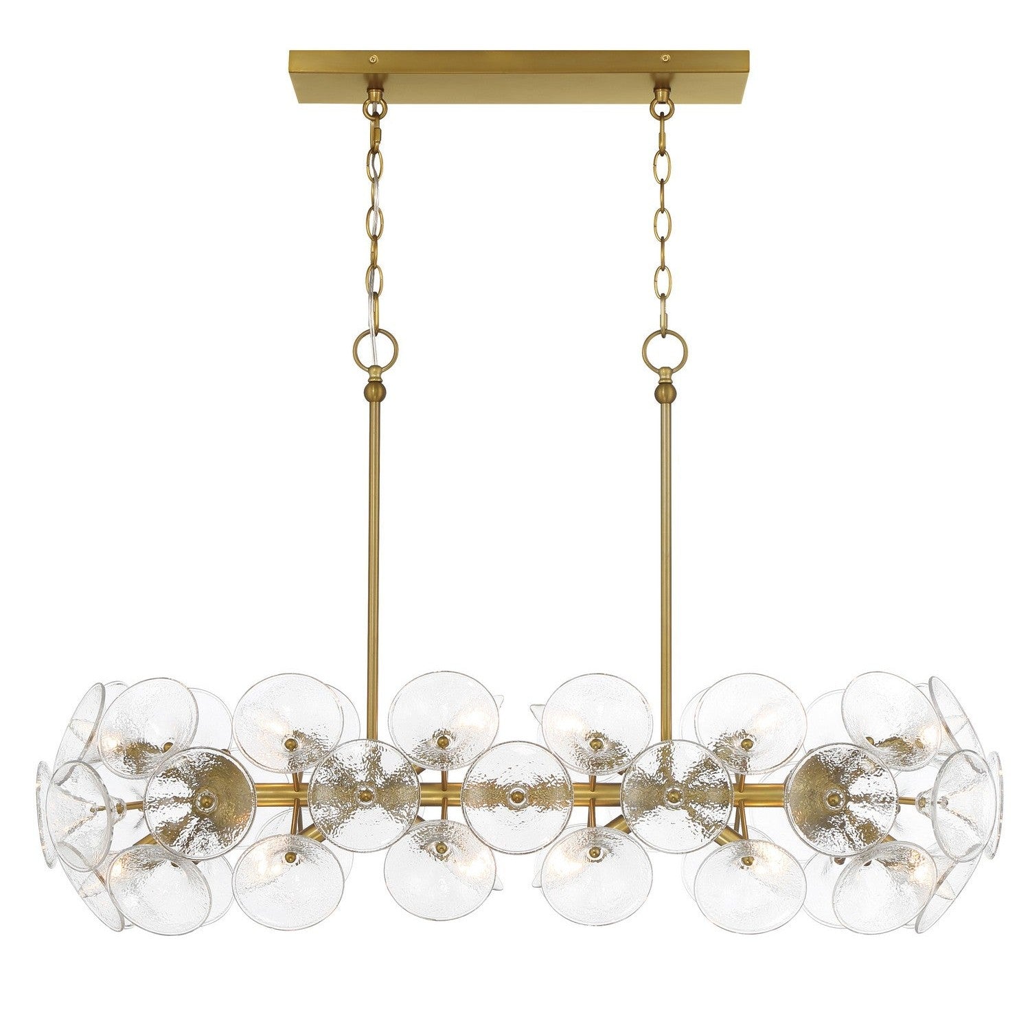 Minka-Lavery - 3659-695 - 12 Light Island Chandelier - Winter - Soft Brass