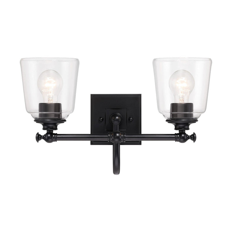 Minka-Lavery - 4002-66A - Two Light Bath Vanity - Antonia - Coal