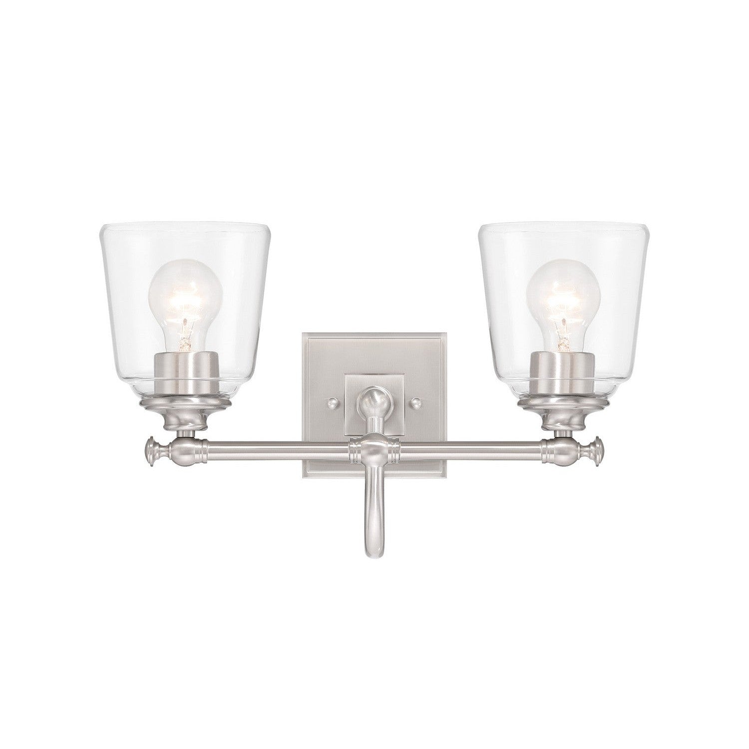Minka-Lavery - 4002-84 - Two Light Bath Vanity - Antonia - Brushed Nickel