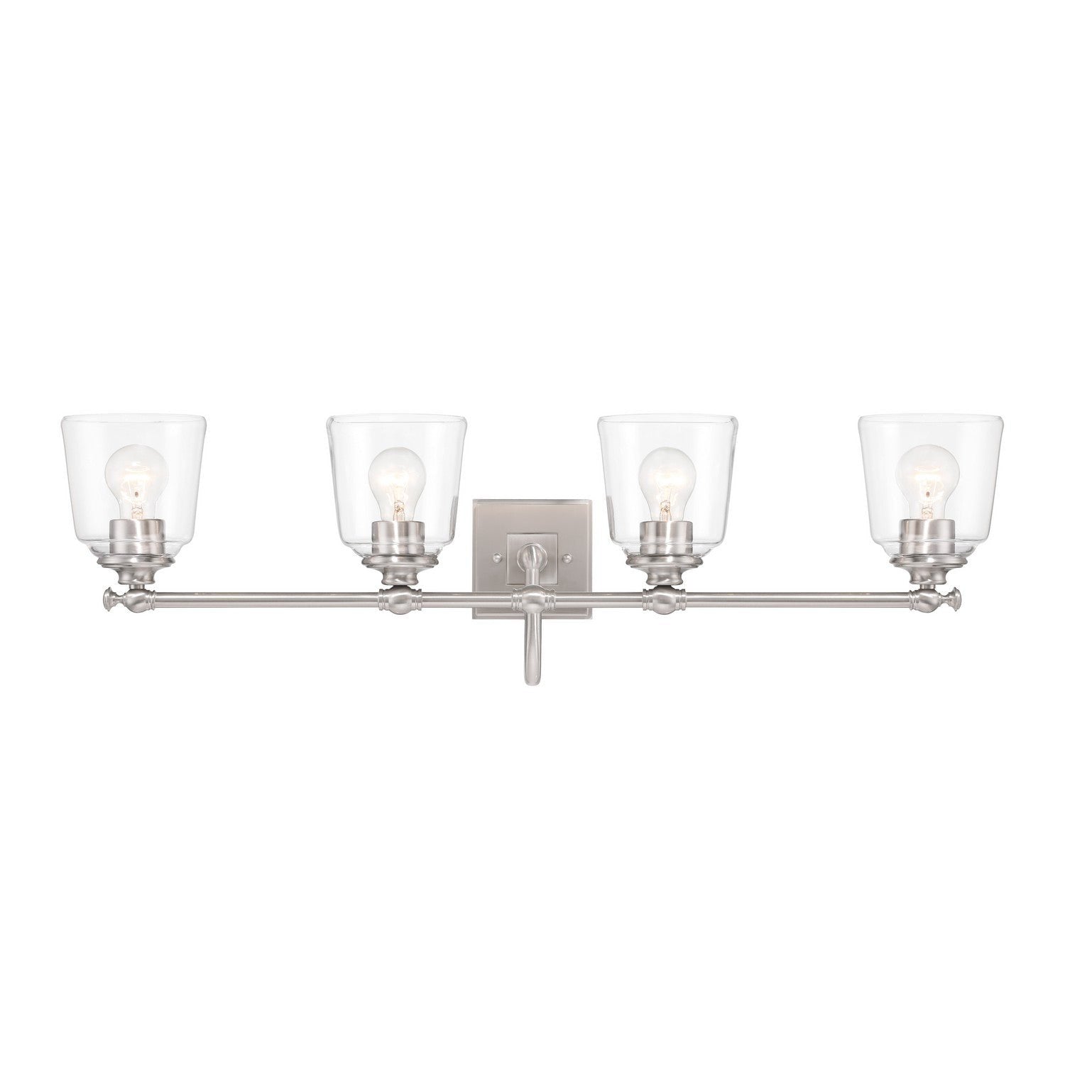 Minka-Lavery - 4004-84 - Four Light Bath Vanity - Antonia - Brushed Nickel