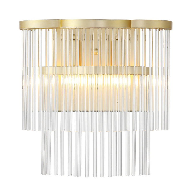 Minka-Lavery - 5452-856 - Two Light Wall Sconce - Azura - Heirloom Brass