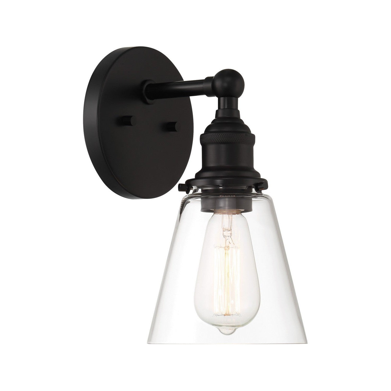 Minka-Lavery - 5681-66A - One Light Wall Sconce - Barwell - Coal
