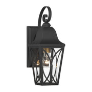 Minka-Lavery - 73351-757 - One Light Outdoor Wall Mount - Cardigan - Sand Coal Black & Olden Brass