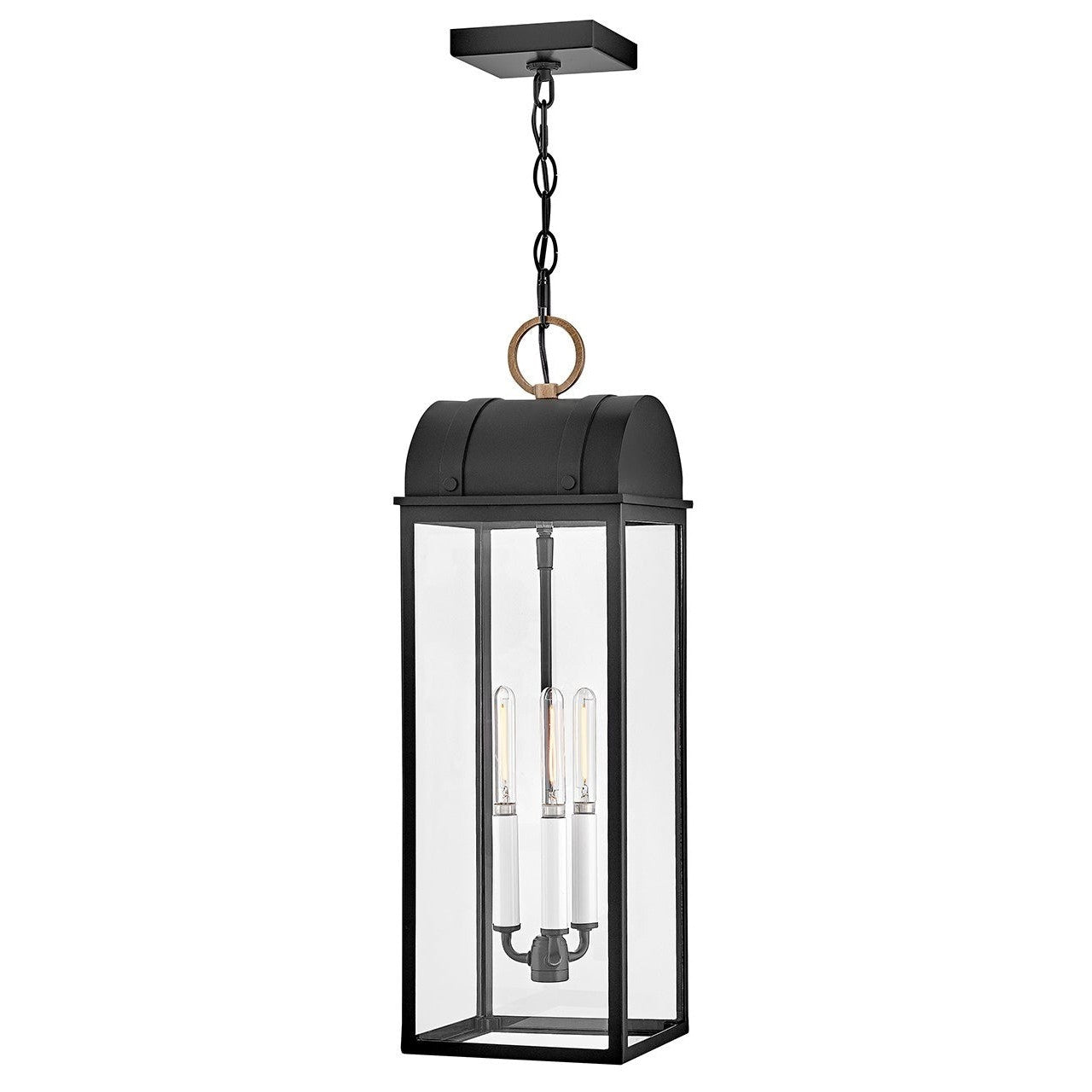 Hinkley - 10662BK-BU - LED Hanging Lantern - Campbell - Black