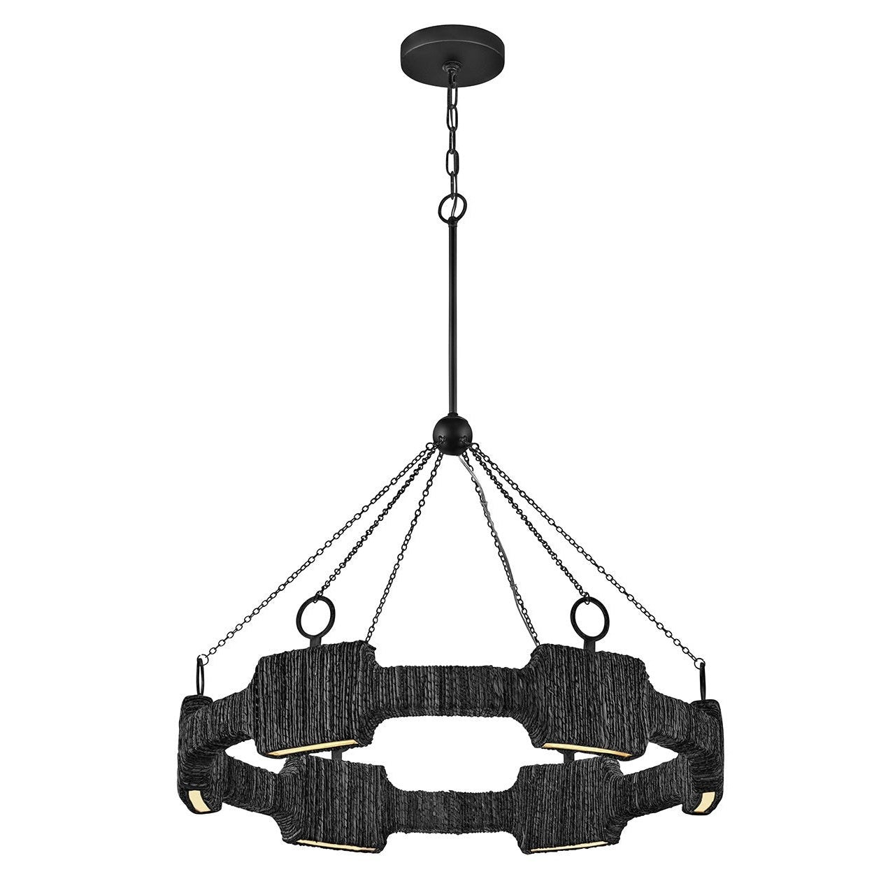 Hinkley - 34106CBK - LED Chandelier - Raffi - Carbon Black