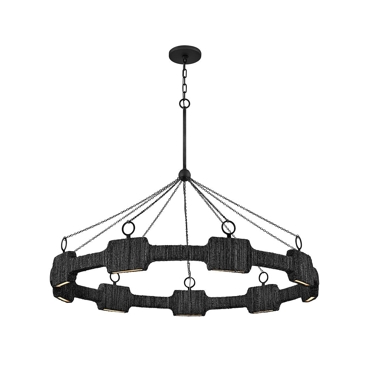 Hinkley - 34108CBK - LED Chandelier - Raffi - Carbon Black