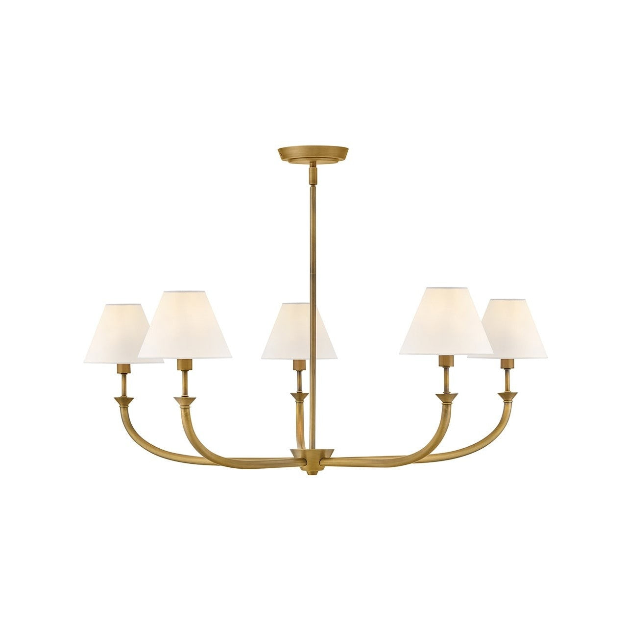 Hinkley - 45165HB - LED Chandelier - Greta - Heritage Brass