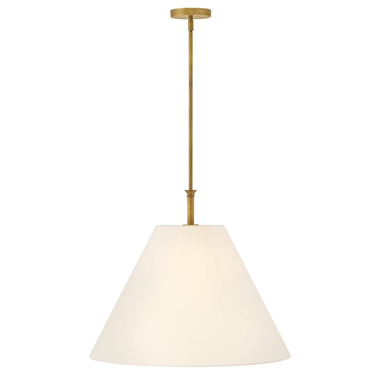 Hinkley - 45167HB - LED Pendant - Greta - Heritage Brass