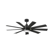 Hinkley - 904260FBB-LWD - 60"Ceiling Fan - Turbine - Matte Black