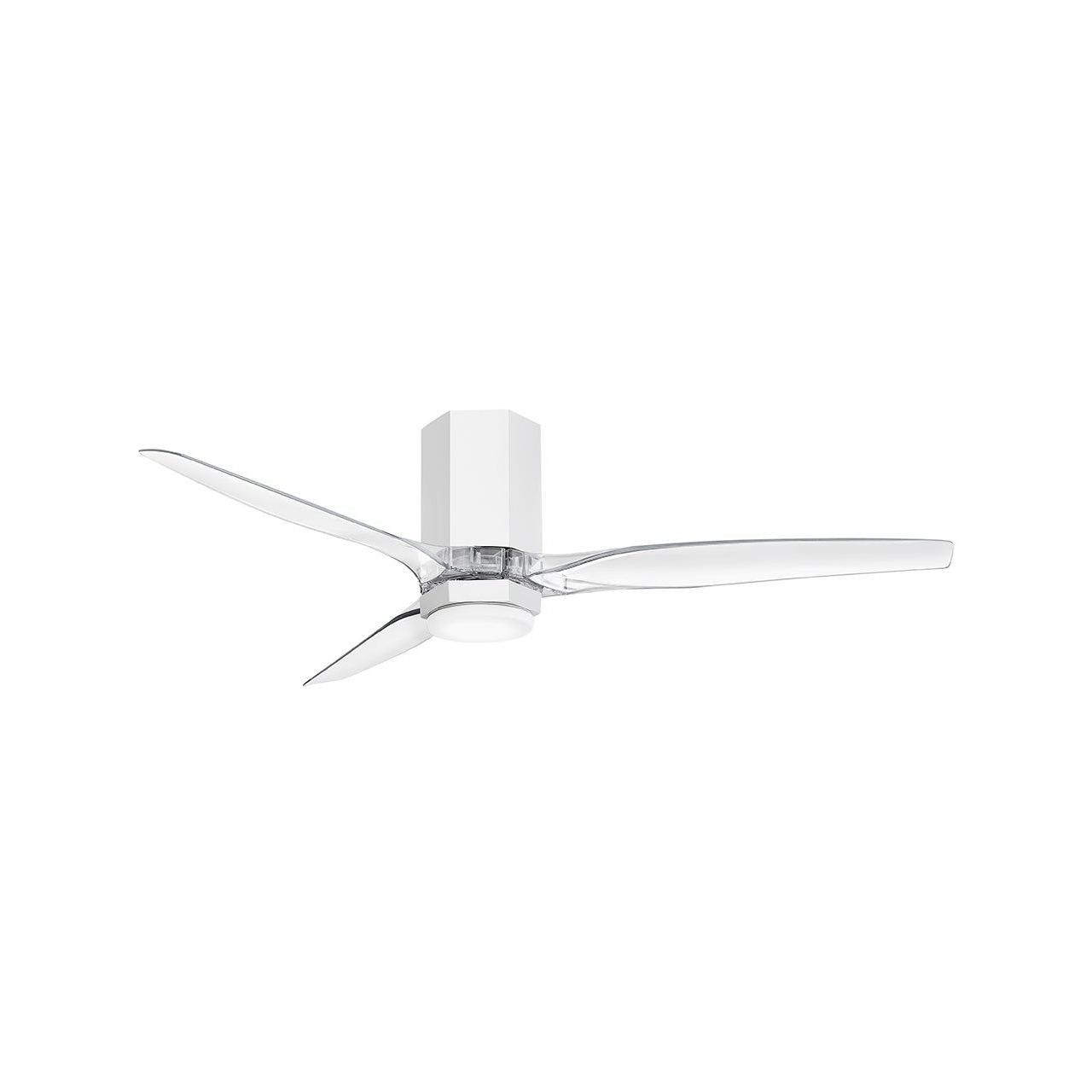 Hinkley - 905852FWC-LDD - 52"Ceiling Fan - Facet - Matte White