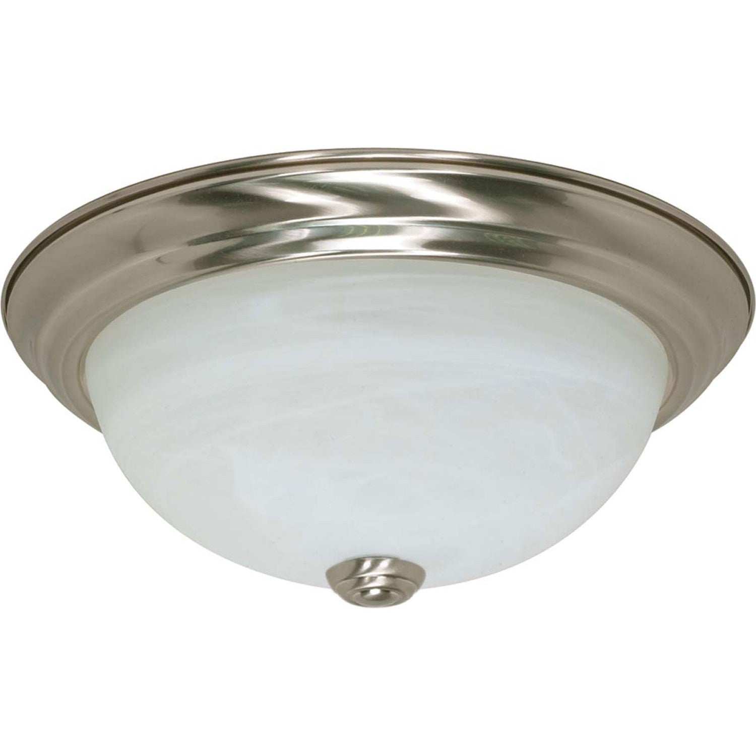 Nuvo Lighting - 60-197 - Two Light Flush Mount - Brushed Nickel