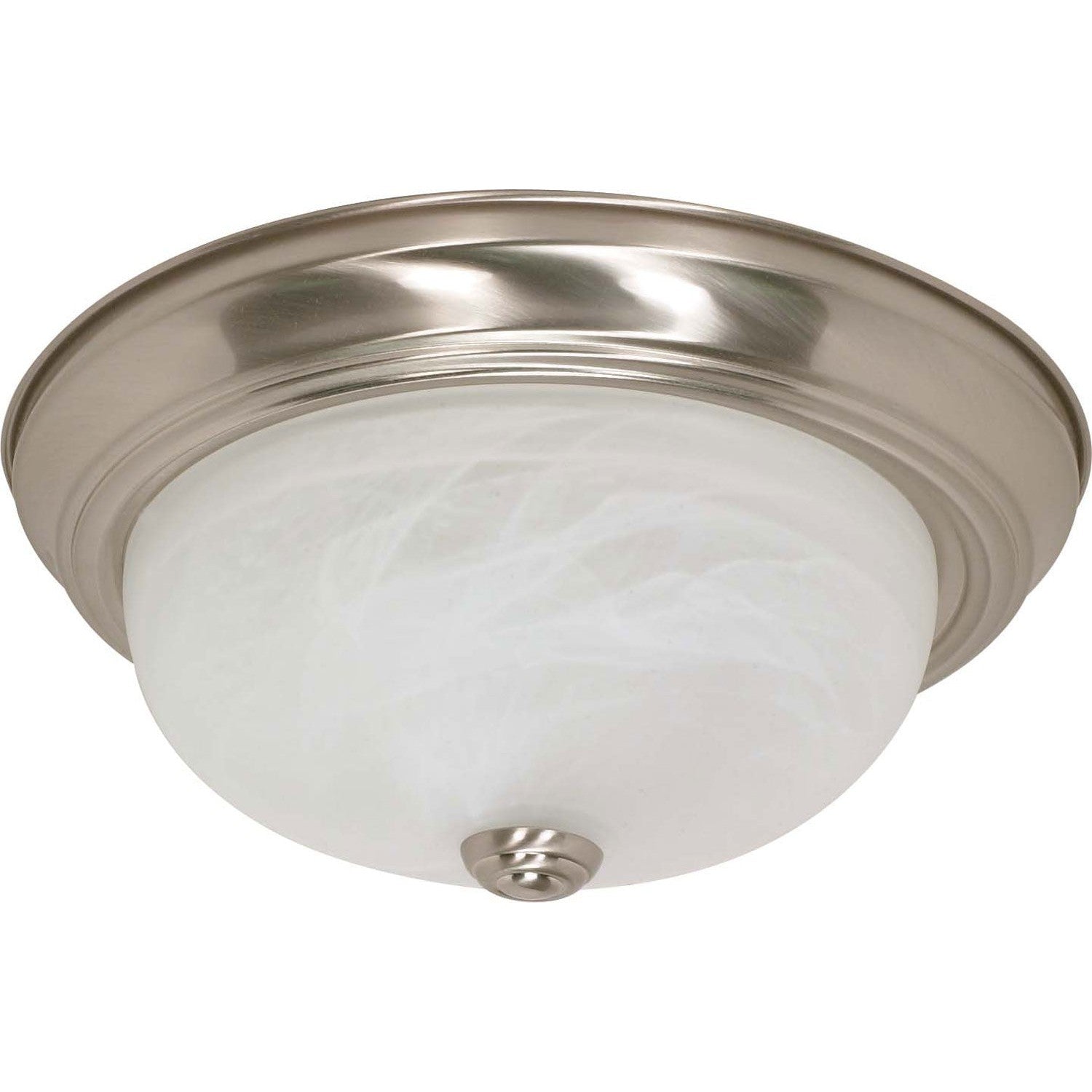 Nuvo Lighting - 60-198 - Two Light Flush Mount - Brushed Nickel
