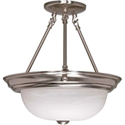 Nuvo Lighting - 60-201 - Two Light Semi Flush Mount - Brushed Nickel