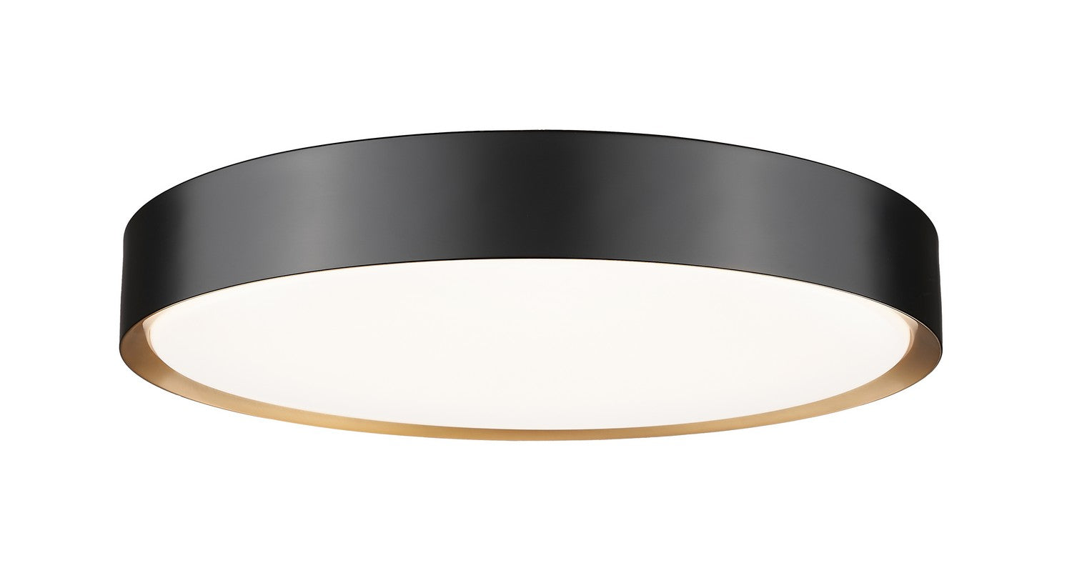 Z-Lite - 1014F20-MB-MGLD-LED - LED Flush Mount - Kawan - Matte Black + Modern Gold