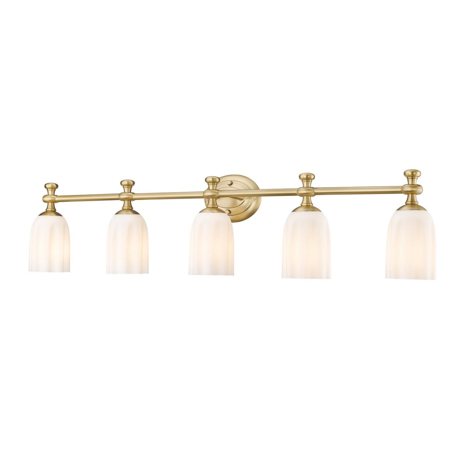 Z-Lite - 1102-5V-MGLD - Five Light Vanity - Orion - Modern Gold