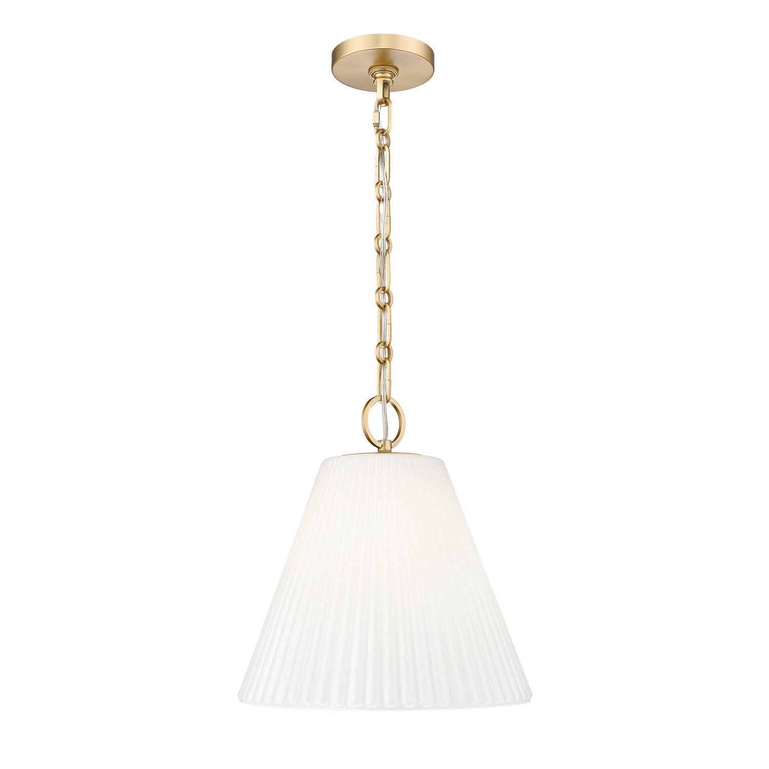 Z-Lite - 3042P14-MGLD - One Light Pendant - Alaric - Modern Gold