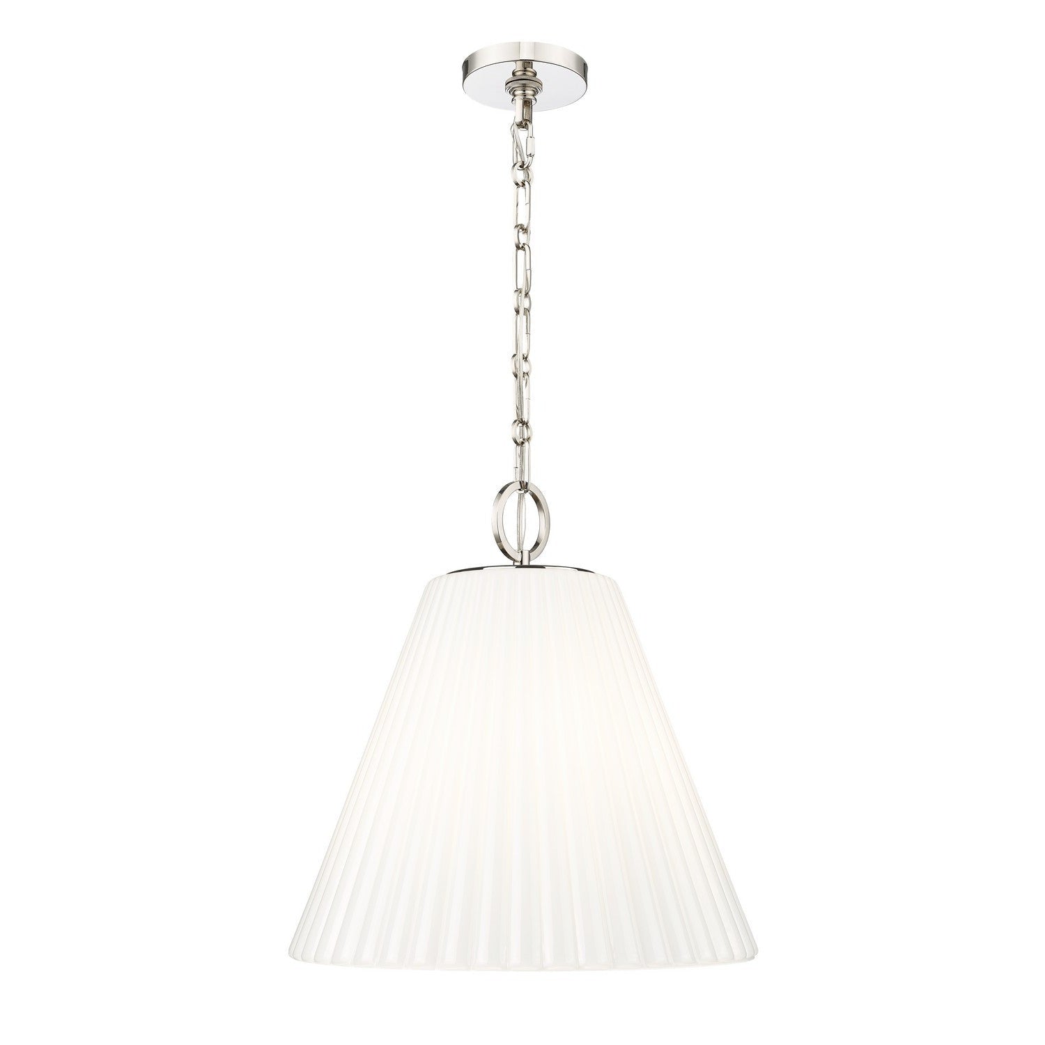 Z-Lite - 3042P18-PN - Three Light Pendant - Alaric - Polished Nickel