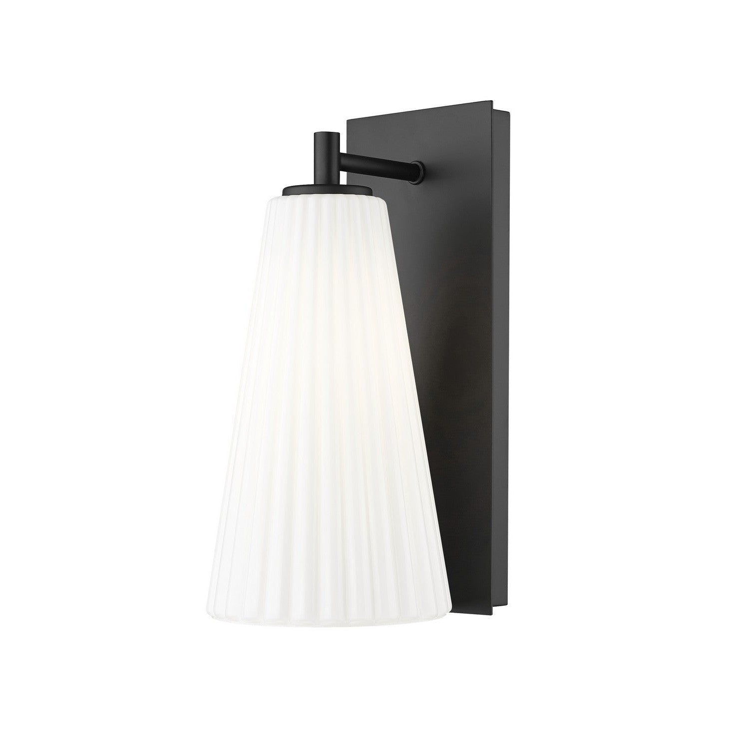 Z-Lite - 3043-1SS-MB - One Light Wall Sconce - Farrell - Matte Black