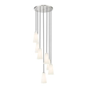 Z-Lite - 3043P6-7R-BN - Seven Light Chandelier - Farrell - Brushed Nickel