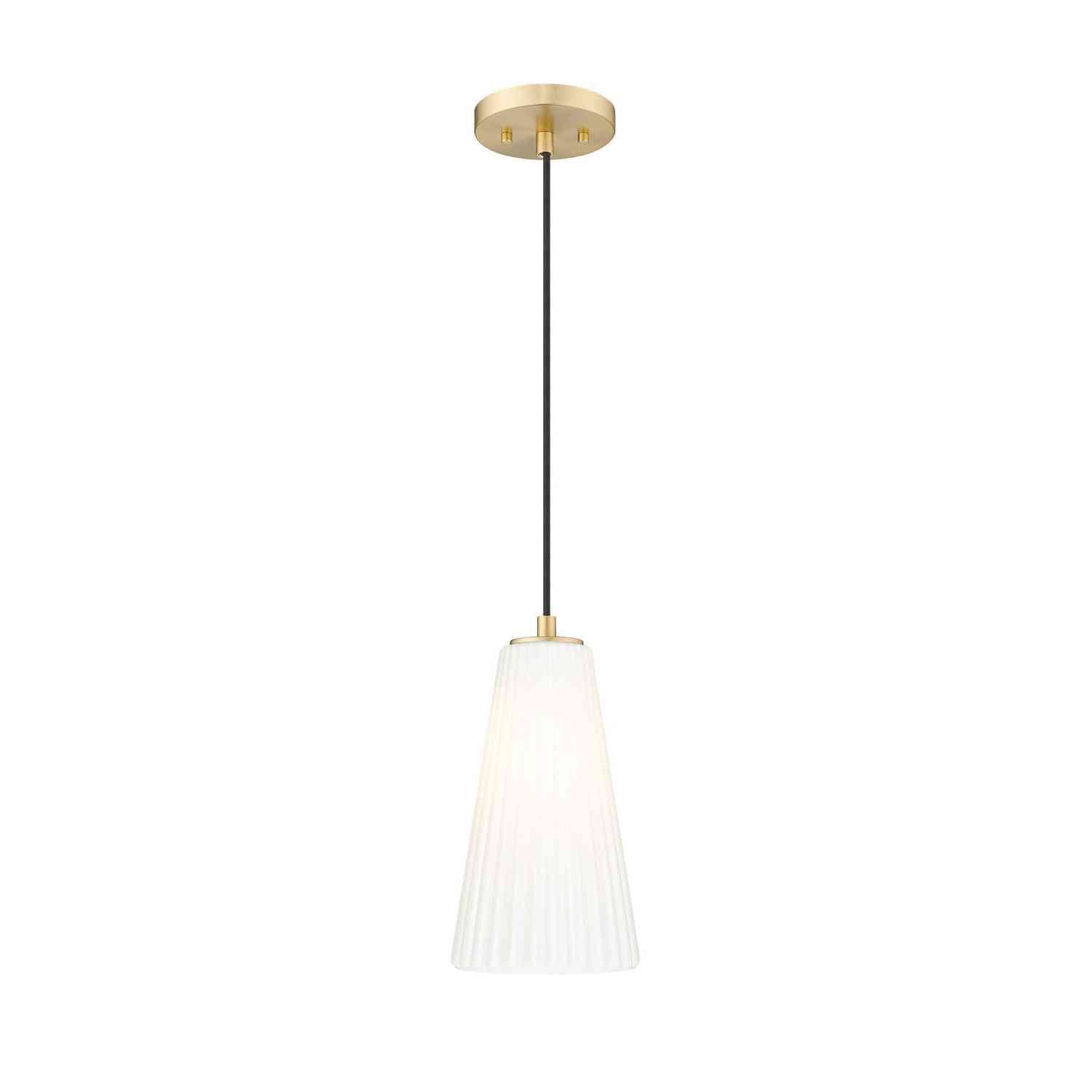 Z-Lite - 3043P6-MGLD - One Light Pendant - Farrell - Modern Gold