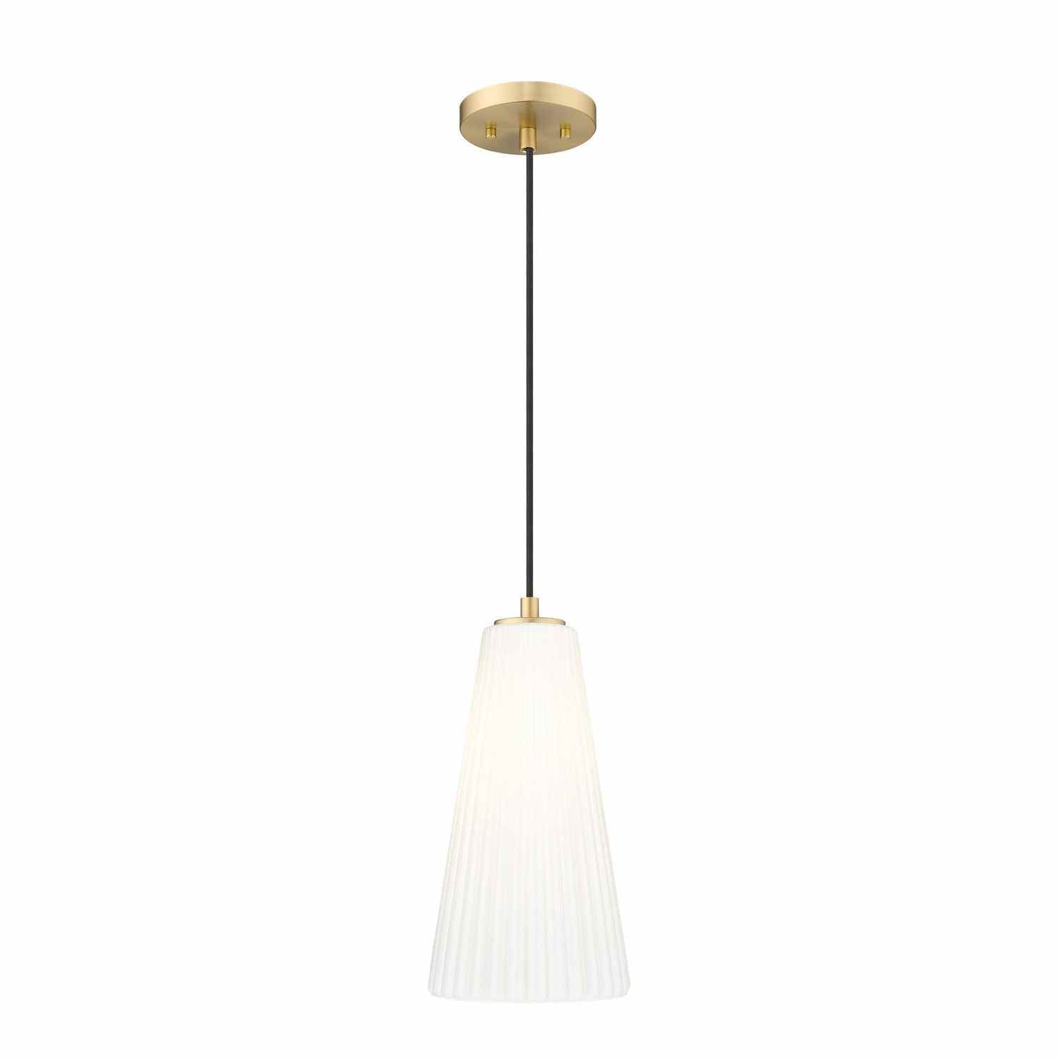 Z-Lite - 3043P7-MGLD - One Light Pendant - Farrell - Modern Gold