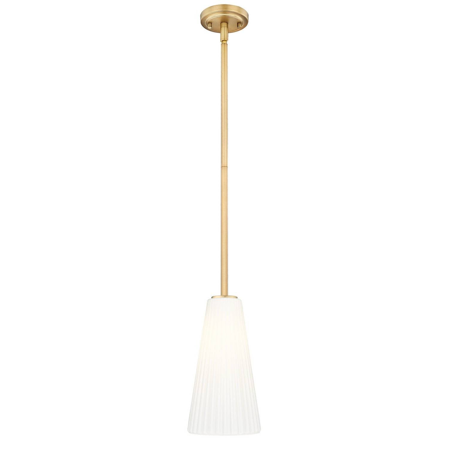 Z-Lite - 3043P7-ROD-MGLD - One Light Pendant - Farrell - Modern Gold