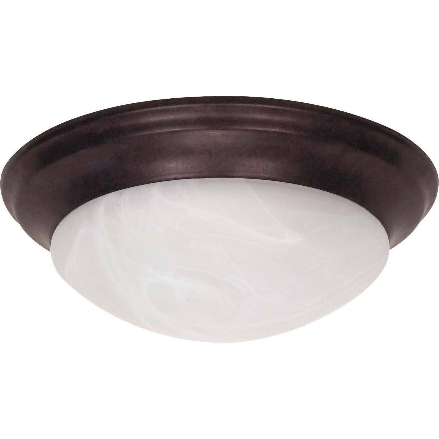 Nuvo Lighting - 60-281 - Two Light Flush Mount - Twist and Lock Old Bronze - Old Bronze