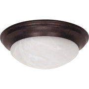 Nuvo Lighting - 60-281 - Two Light Flush Mount - Twist and Lock Old Bronze - Old Bronze