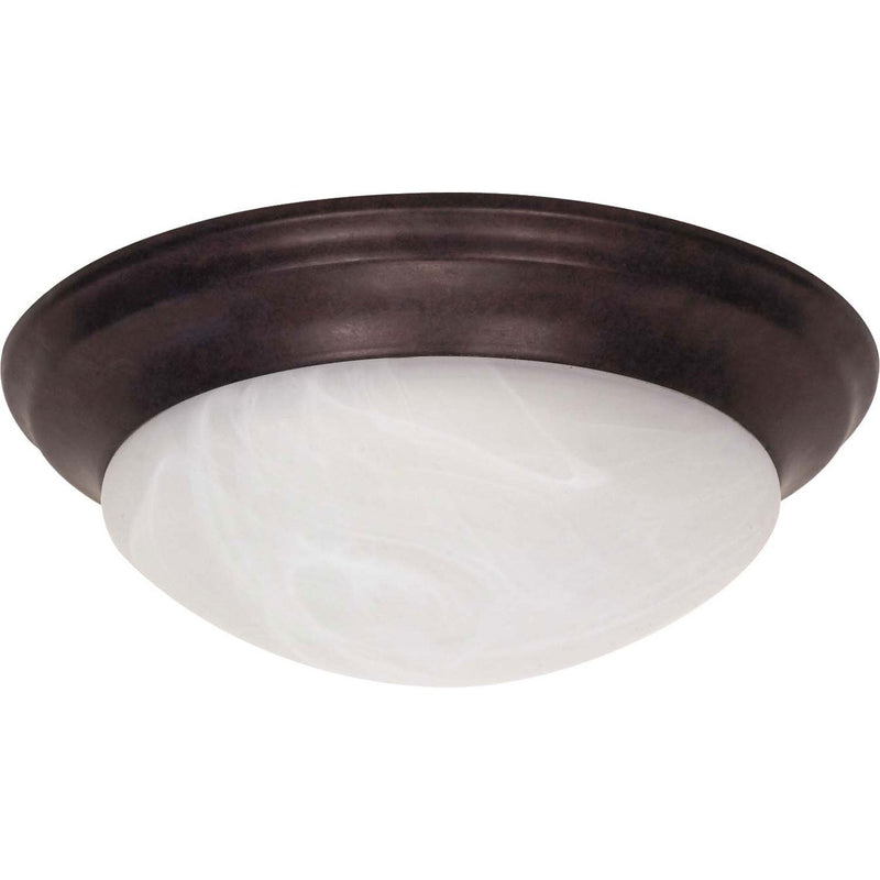 Nuvo Lighting - 60-281 - Two Light Flush Mount - Twist and Lock Old Bronze - Old Bronze