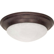 Nuvo Lighting - 60-282 - Three Light Flush Mount - Twist and Lock Old Bronze - Old Bronze