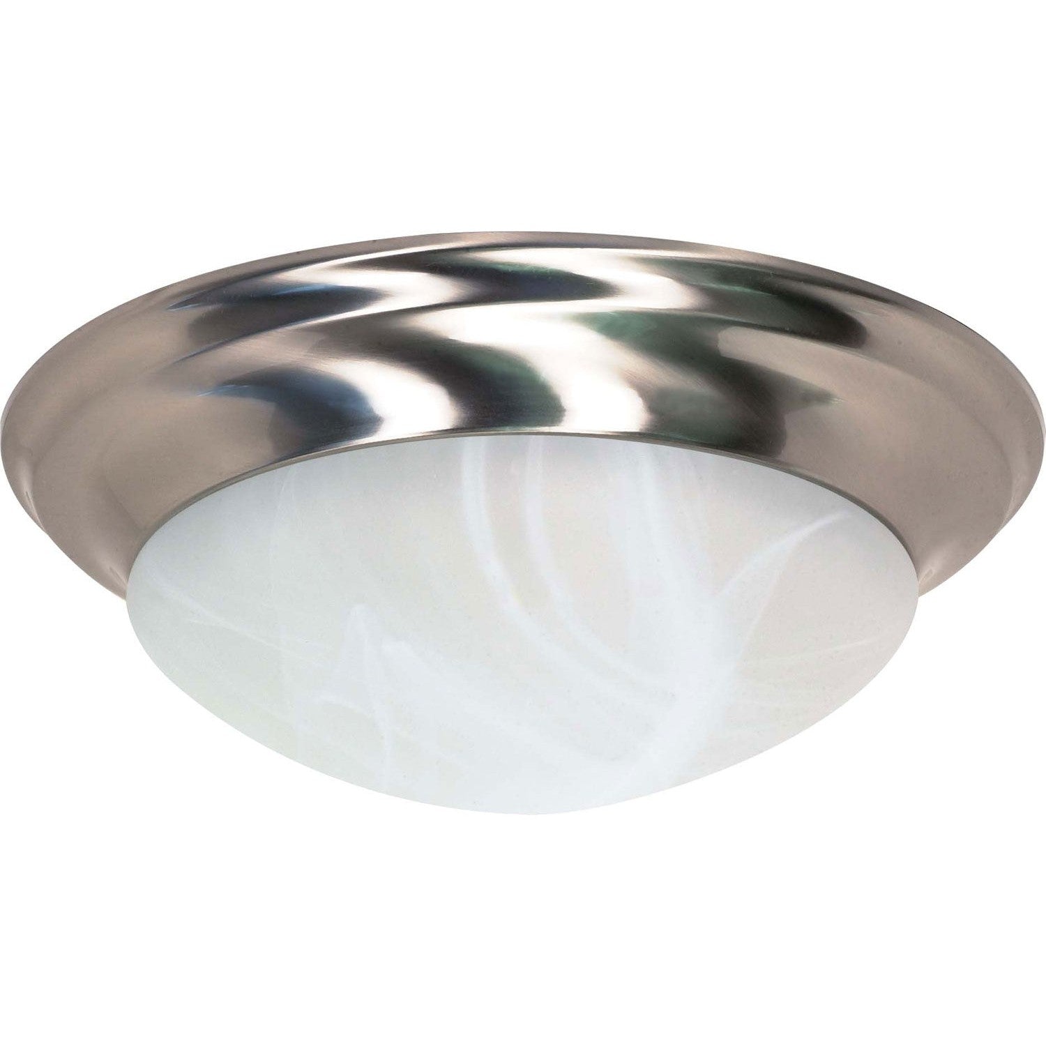 Nuvo Lighting - 60-285 - Three Light Flush Mount - Twist and Lock Brushed Nickel - Brushed Nickel