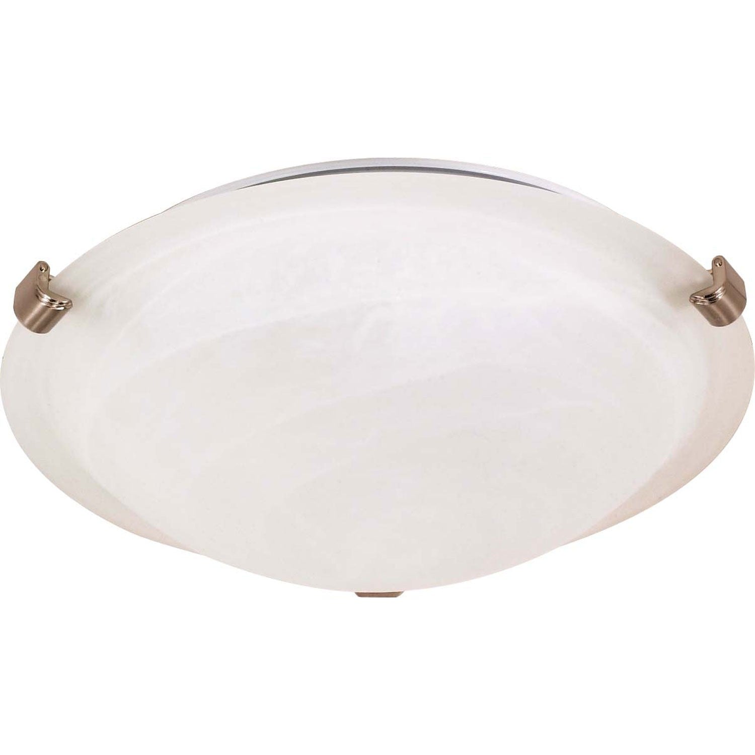 Nuvo Lighting - 60-270 - One Light Flush Mount - Tri Clip Brushed Nickel - Brushed Nickel