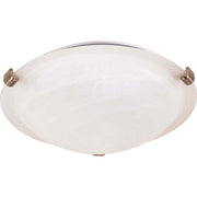 Nuvo Lighting - 60-270 - One Light Flush Mount - Tri Clip Brushed Nickel - Brushed Nickel
