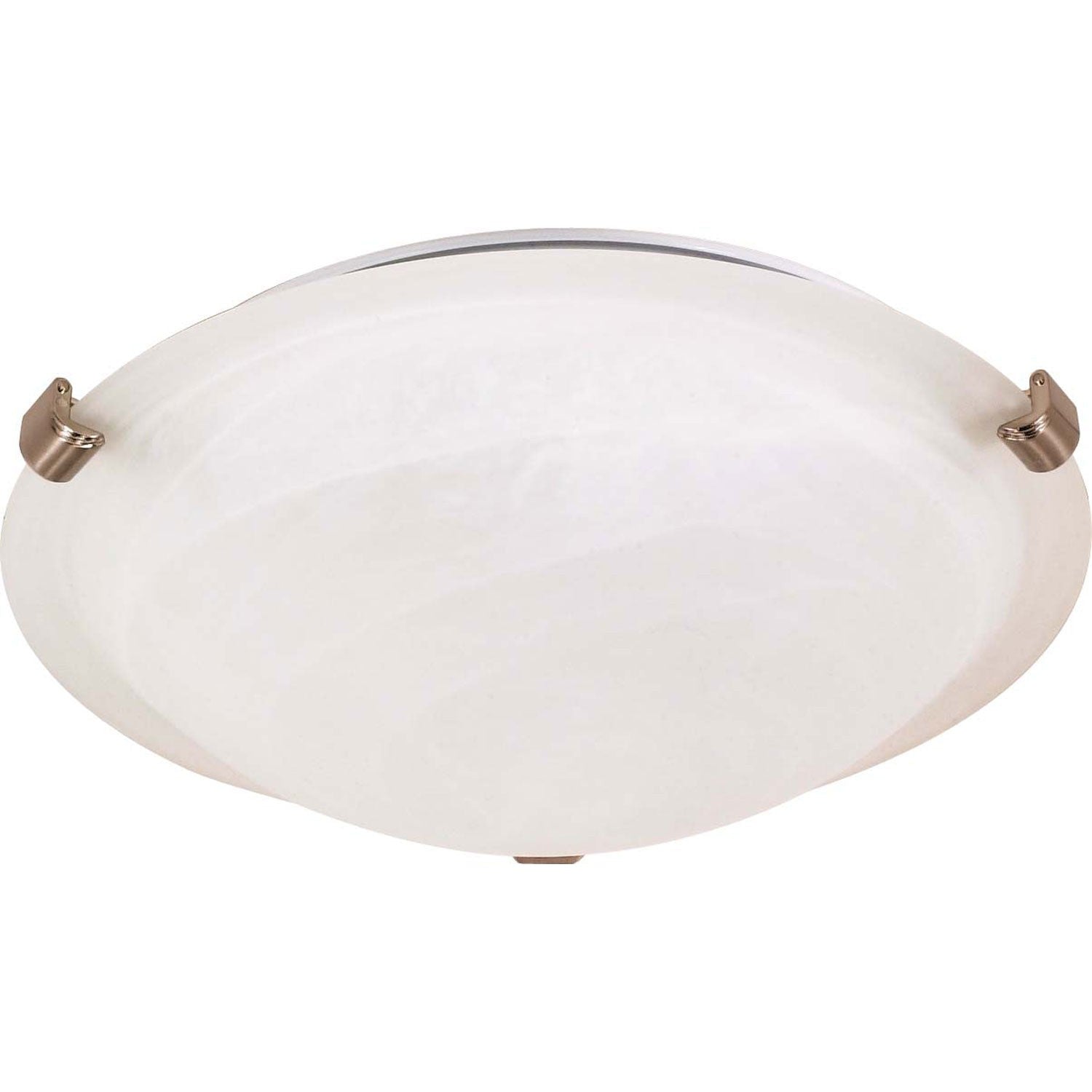 Nuvo Lighting - 60-271 - Two Light Flush Mount - Tri Clip Brushed Nickel - Brushed Nickel